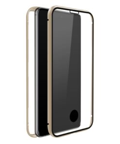 White Diamonds Cover 360° Glass Voor Samsung Galaxy S20 Goud