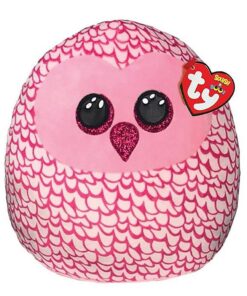 TY Squish A Boo Knuffelkussen Uil Pinky 23 cm