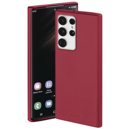 Hama Cover Finest Feel Voor Samsung Galaxy S23 Ultra 5G Rood