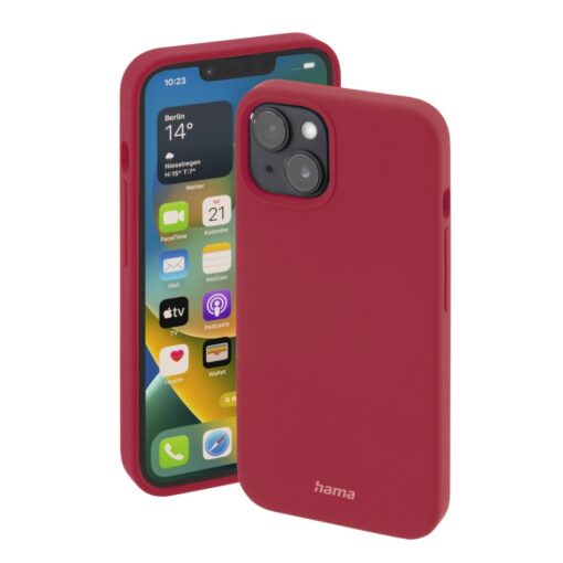 Hama Cover MagCase Finest Feel PRO Voor Apple IPhone 14 Plus Rood