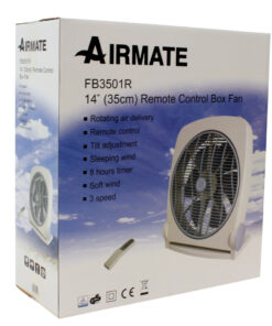 Airmate Box Ventilator + Afstandsbediening 8u Timer
