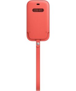 Apple iPhone 12 Mini Leren Sleeve MagSafe Pink Citrus