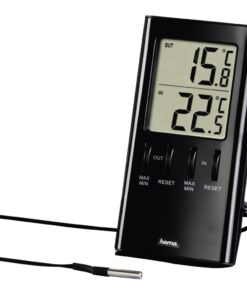 Hama Lcd-thermometer T-350 Zwart