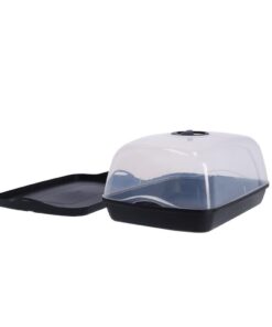 Alternative view of Kweekbak met Ventilatieopening 39.1x25.7x18.5 cm Transparant/Zwart