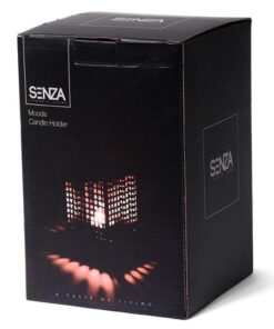Alternative view of Senza Moods Kandelaar 15x22.5 cm Zwart/Hout