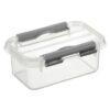 Sunware Q-Line Opbergbox 0.5L Transparant/Zilver