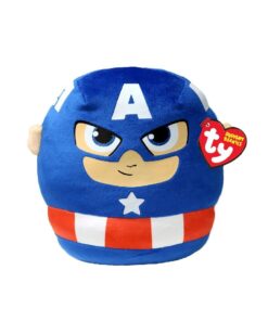 TY Squishy Beanies Knuffel Captain America 20 cm