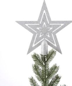 Alternative view of House of Seasons Kerstboom Decoratie Kunststof Zilver 40 Stuks