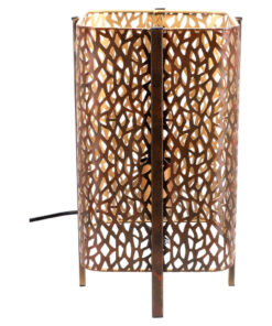 Metalen Tafellamp Lenn 18x18x33 cm Koper/Goud