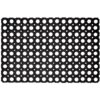 Hamat Rubberen Deurmat Domino Ring 40x60 cm Zwart