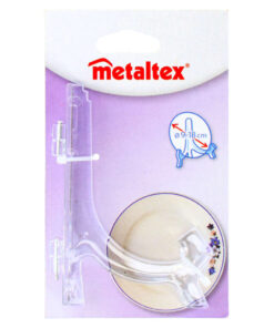 Metaltex Bordenhouder 9-18 cm Acryl/Transparant