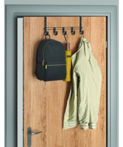 Alternative view of Metaltex Deurkapstok 5 Haken 38x6x15 cm Zwart