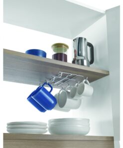 Alternative view of Metaltex Kopjesrek met 8 Haken 14x3x26 cm Zilver