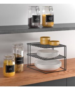 Alternative view of Metaltex Palio Bordenrek 25x25x19 cm Zwart