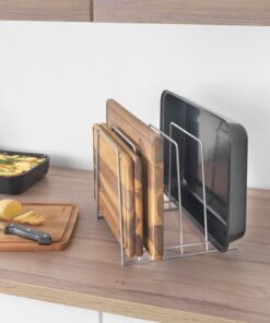 Alternative view of Metaltex Smart Kitchen Bakspullen- en Snijplankhouder 24x25x24 cm Zilver