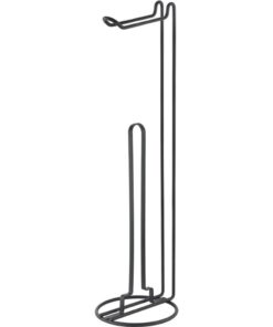 Metaltex Toiletrolhouder voor 3 Rollen 58x15 cm Zwart
