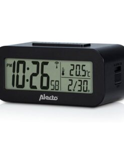 Alecto AK-30 Wekker met Thermometer Zwart