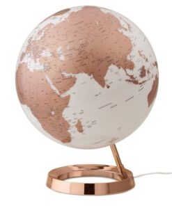 Atmosphere NR-0331F7NU-GB Globe Bright Copper 30cm Diameter Kunststof Voet Engelstalig