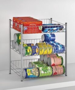 Alternative view of Metaltex Blikkenrek voor 60 Blikken 40x31x45 cm Zilver