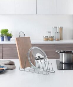 Alternative view of Metaltex Cricket Dekselhouder 34x15x18 cm Zilver