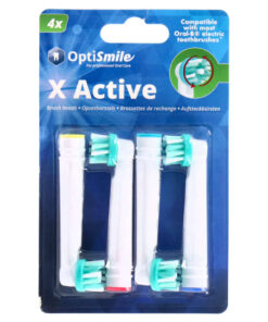 Optismile Opzetborstels voor Oral-B Elektrische Tandenborstels 4 Stuks