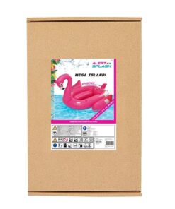 Alert Splash Opblaasbaar Flamingo Eiland 240x180 cm