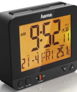 Hama Radiogestuurde Wekker RC 550 Met Nachtlicht-functie