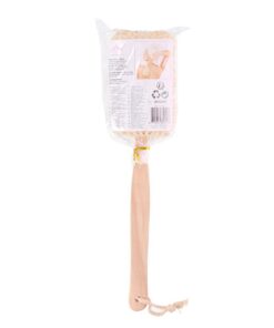 Alternative view of Massagespons Met Houten Handvat