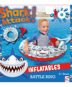 Shark Attack Battle Ring Zwemband met Waterpistool 85 cm