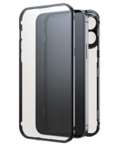Black Rock 360 Glas Cover Voor Apple IPhone 15 Pro Max Zwart