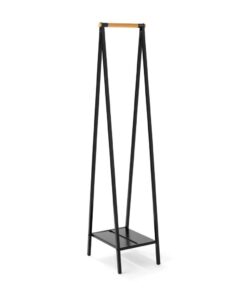 Brabantia Linn Kledingrek 47.6x34x170 cm Zwart