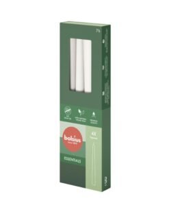 Bolsius Gotische Kaarsen 4 Stuks Cloudy White