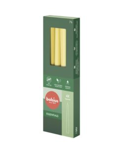 Bolsius Gotische Kaarsen 4 Stuks Sunny Yellow