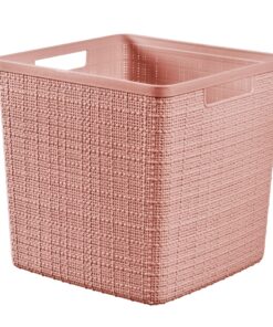 Curver Opbergmand Jute-Look 17L Roze