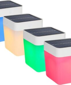 Alternative view of Grundig Solar Lamp Tuinverlichting op Zonne Energie  Wit/Oranje/Blauw/Groen Licht Tot 8 Uur Licht