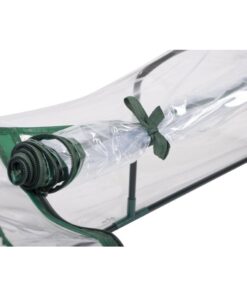 Alternative view of Kinzo Tunnelkas met Rits 130x60x50 cm Transparant/Groen