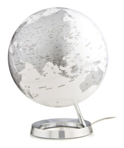 Atmosphere NR-0331F7NS-GB Globe Bright Chrome 30cm Diameter Kunststof Voet Engelstalig