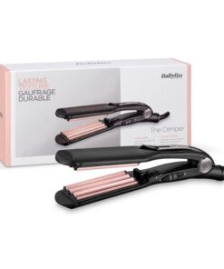 Babyliss 2165CE The Crimper Wafeltang Zwart/Roze