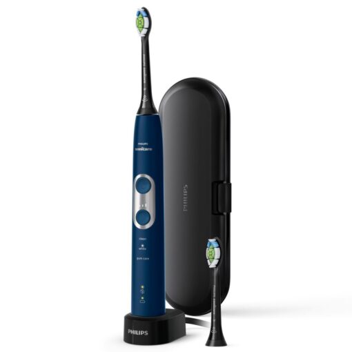 Philips HX6871/47 Sonicare ProtectiveClean 6100 Sonische Elektrische Tandenborstel Donkerblauw/Zwart