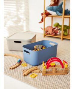 Alternative view of Rotho Albula Opbergbox 12L Horizon Blauw