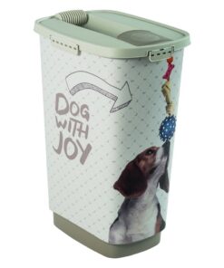 Rotho Cody Dog Pet Food Container 50L Cappuccino/Zand