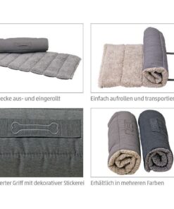 Alternative view of Sun Garden Oskar Oprolbaar Hondenkleed 100x65x4 cm Beige