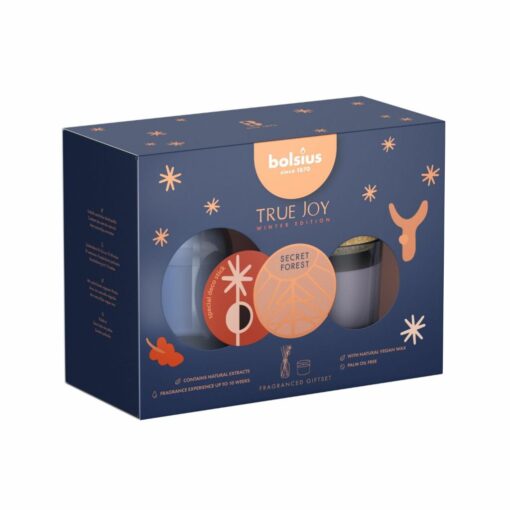 Bolsius True Joy Cadeauset Secret Forest