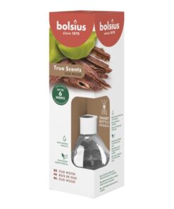 Bolsius True Scents Geurstokjes Oud Wood 60 ml