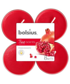 Bolsius True Scents Granaatappel Maxilichten Clearcup