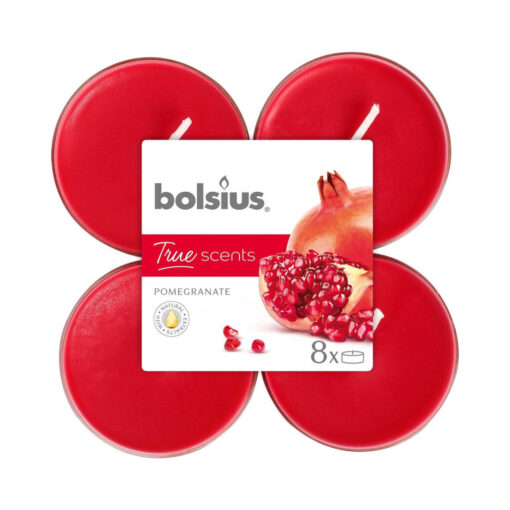 Bolsius True Scents Granaatappel Maxilichten Clearcup