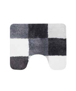 Dutch House Toiletmat Brest 60x50 cm Grijs