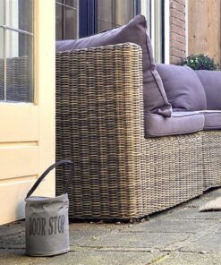 Alternative view of Esschert Design Deurstopper met Handvat 13x27 cm Grijs