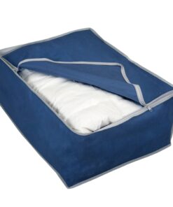 Metaltex Opberghoes 60x46x26 cm Blauw/Rits