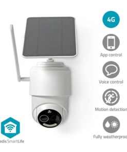 Nedis SIMCBO50WT Smartlife Camera Voor Buiten 4g Full Hd 1080p Kiep En Kantel Ip65 Cloud Opslag (optioneel) / Microsd (niet Inbegrepen) 5 V Dc Met Bewegingssensor Nachtzicht Wit